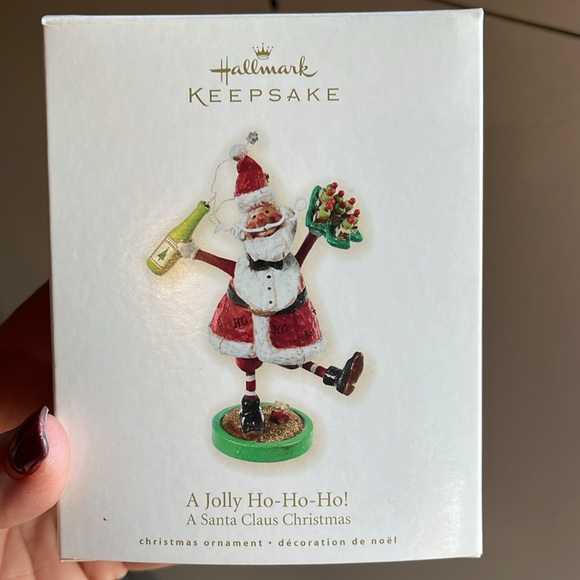 NEW Hallmark keepsake A jolly Ho-Ho-Ho a Santa Claus Christmas 2008 ornament - Picture 3 of 6
